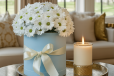 White Chrysanthemums Box