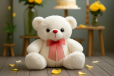White Teddy 24Cm