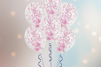 Pink Confetti Balloon