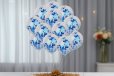 Blue Confetti Balloon