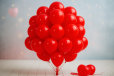 Red Chrome Balloon