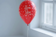 Red Heartfelt moments Balloon
