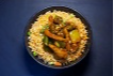Burnt Chilli Fried Rice with Stir Fried Vegetables