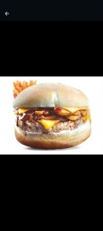 Swiss Mashroom Beef Burger 