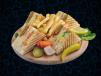 Vegetable Club Sandwich