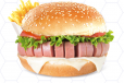Hotdog Burger Sandwich