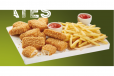 Chicken Cheese Nuggets Plate