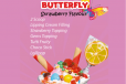 Butterfly - Strawberry Flavor