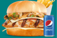 BBQ Chicken Burger + Pepsi (300ml)