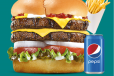 Mega Chicken BBQ Sp. Burger + Pepsi (300ml)