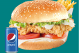 Tikka Burger + Pepsi (300ml)