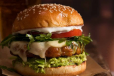 Avocado Crispy Chicken Burger