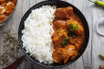 Premium Basmati White Rice Chicken And Dal Set