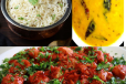 Jeera Rice ,Khatti Dal and Chicken 65