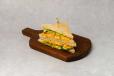 SANDWICH CLUB CHICKEN MAYONNAISE BROWN BREAD 1*2