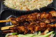 Panfry Chicken Bbq With Vegetable Rice