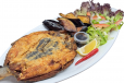 Fried Bangus With Vegetables (Boneless)