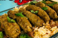 Mutton kabab biryani