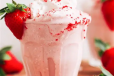 Strawberry milk shake big