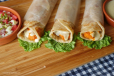 Chicken Cheese Paratha Roll