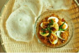 APPAM WITH EGG ROAST