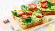Tomato Basil Avocado Toast