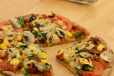 Vegetables Mushroom Corn Cheese Pizza