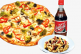 VEG PIZZA SMALL + COLA