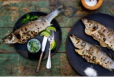 Grilled Fish in 7 Herb Sauce