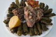 meat madfoon with grape leaves