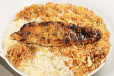 Fried hammour fillet
