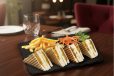 Vegetable Club Sandwich