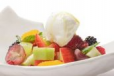 Fruit Salad With Ice Cream