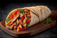 Mexican Chicken Shawarma Roll