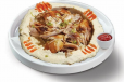 Hummus with Shawarma Plate