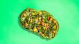 Sweet Corn and Arugula Toast
