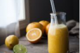 Fresh orange lemon ginger juice