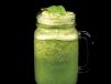 Fresh mint lemonade juice