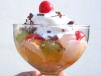Fruits With Ice Cream