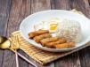 Lumpiang Gulay With Rice