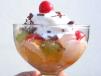 Fruits With Ice Cream