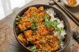 Sri Lankan Fried Aubergine Curry