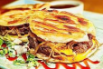 Beef Burger Poratta