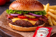 Beef Burger with Mozzarella Cheese