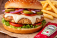 Chicken Burger with Mozzarella Cheese
