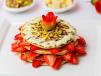 Strawberry Pancake With Lotus And White Chocolate