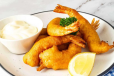 Butter Fry Prawns Plate