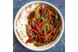Beef Chilli In Schezwan Gravy
