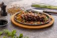 Cast-Iron Sizzling Lamb  / لحم ضأن مشوي على صاج حديد ساخن