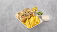 6 Pcs Meat Shawarma Meal